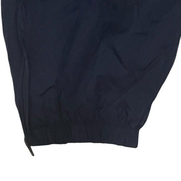 VINTAGE NIKE UNISEX NAVY LINED TRACK WIND BREAKER PANTS LARGE - Picture 6 of 8